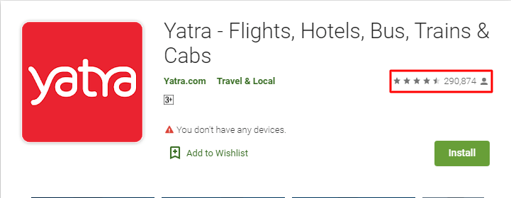 Yatra - Flights Hotels Bus Trains Cabs