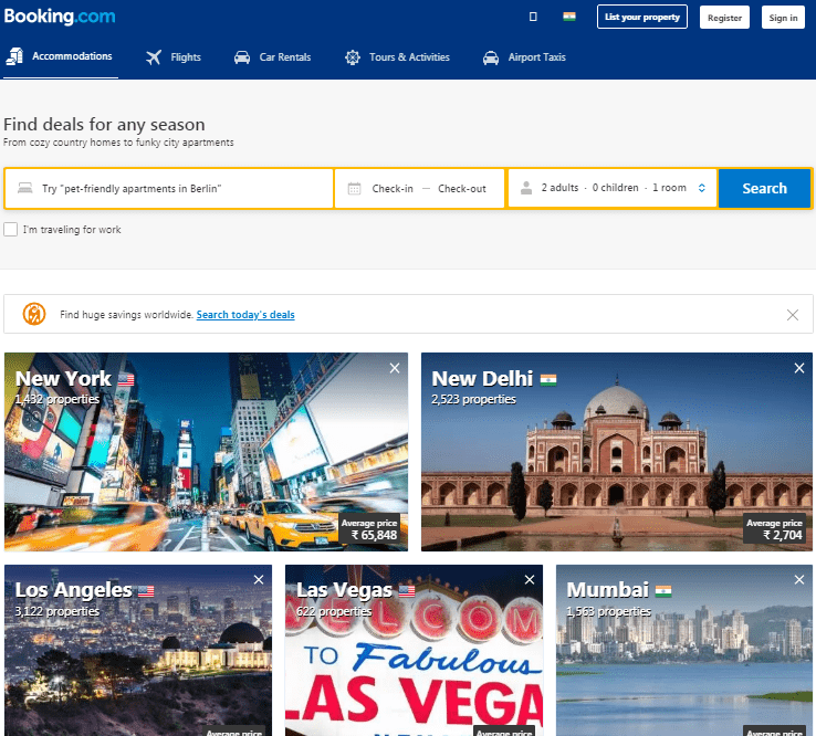 booking.com hotels booking
