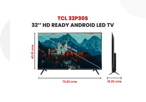 HD ready 32 inch smart led tv