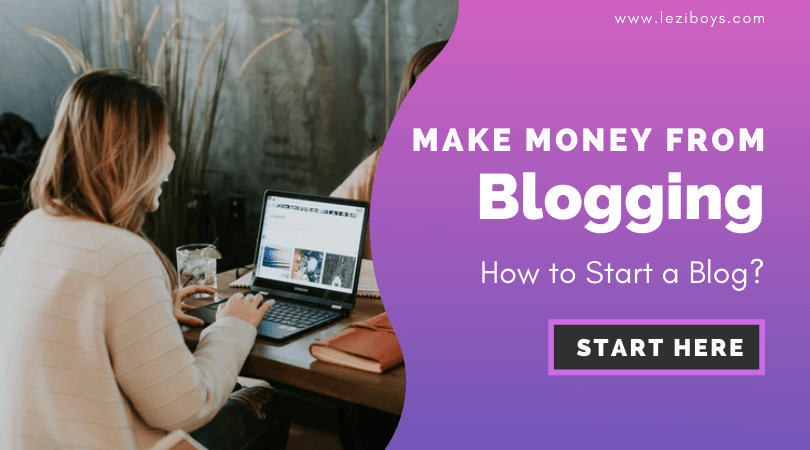 Start a blog to earn money online