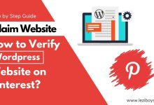 how to claim your wordpress website on pinterest